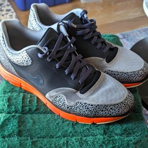 Nike Lunar Safari Fuse+ Black/Orange Men's 13